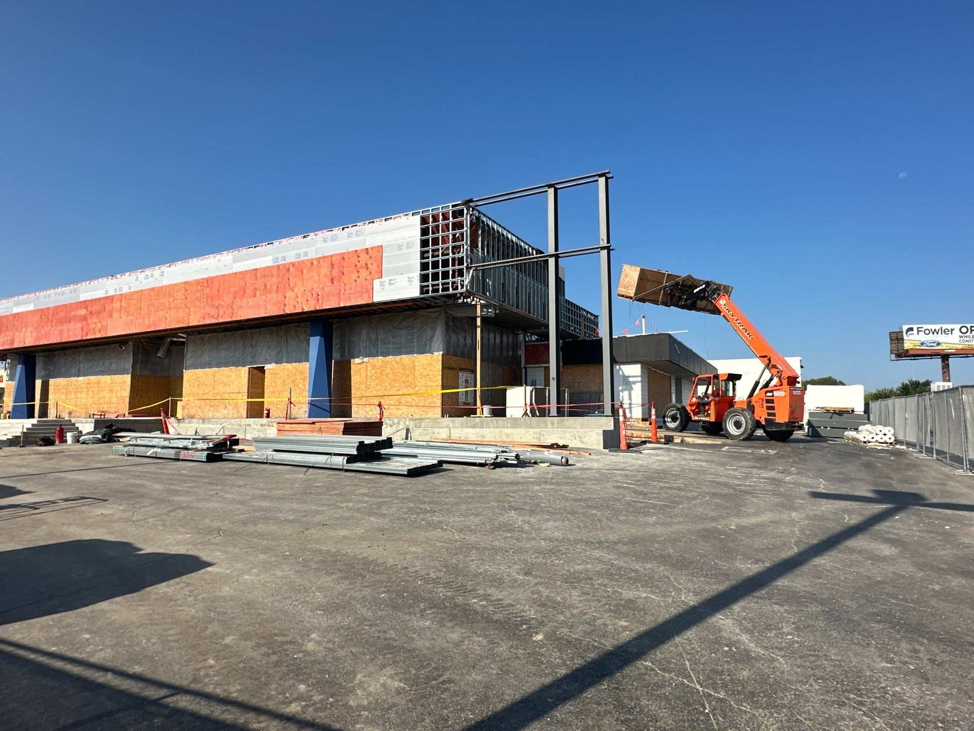 Prestige Roofing commercial roofing project in Tulsa, OK for Fowler Ford